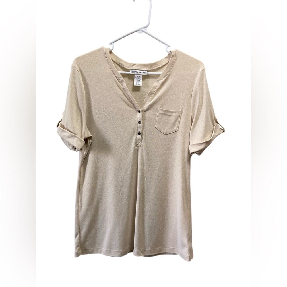 Rebecca Malone Tan Top Size Medium